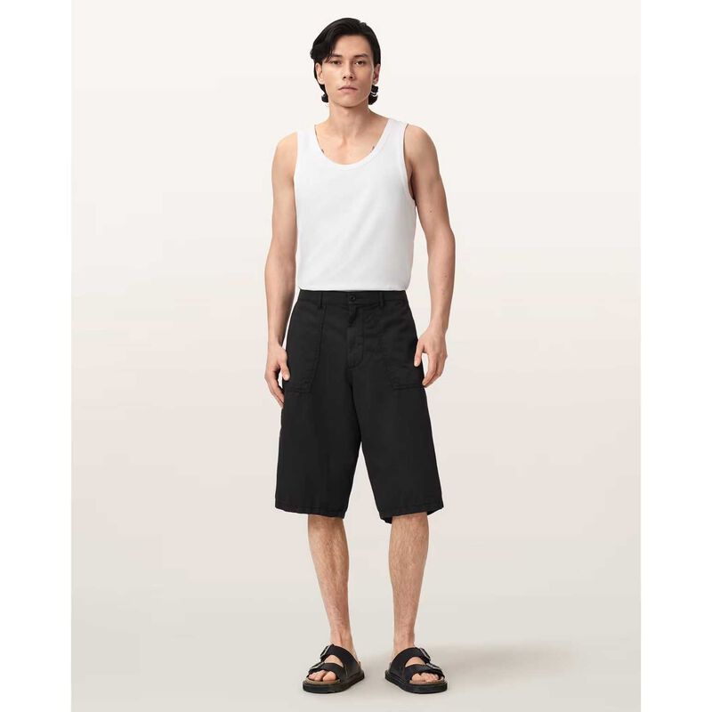 AllSaints Echo Relaxed Fit Shorts image number 2